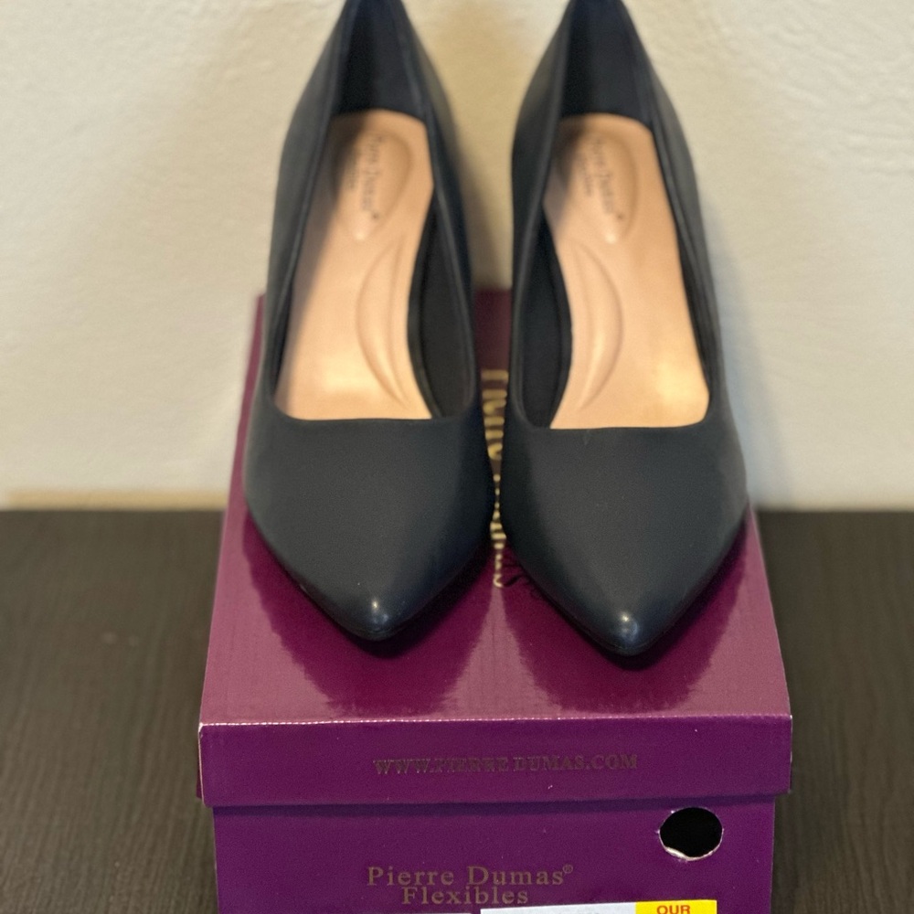 Pierre Dumas Women's Navy Heels